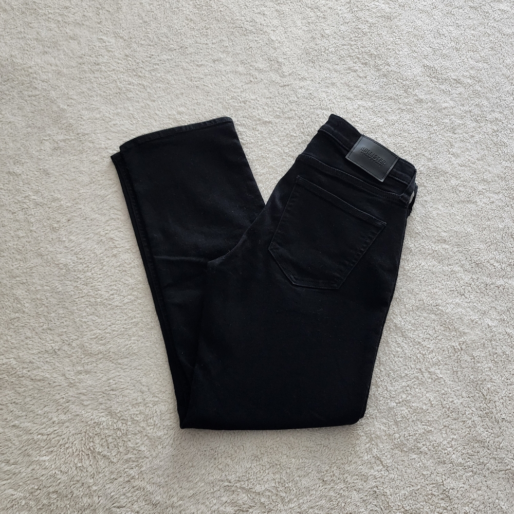 Hollister No Fade Straight Jeans, Men's Size 29x30, EUC - Black